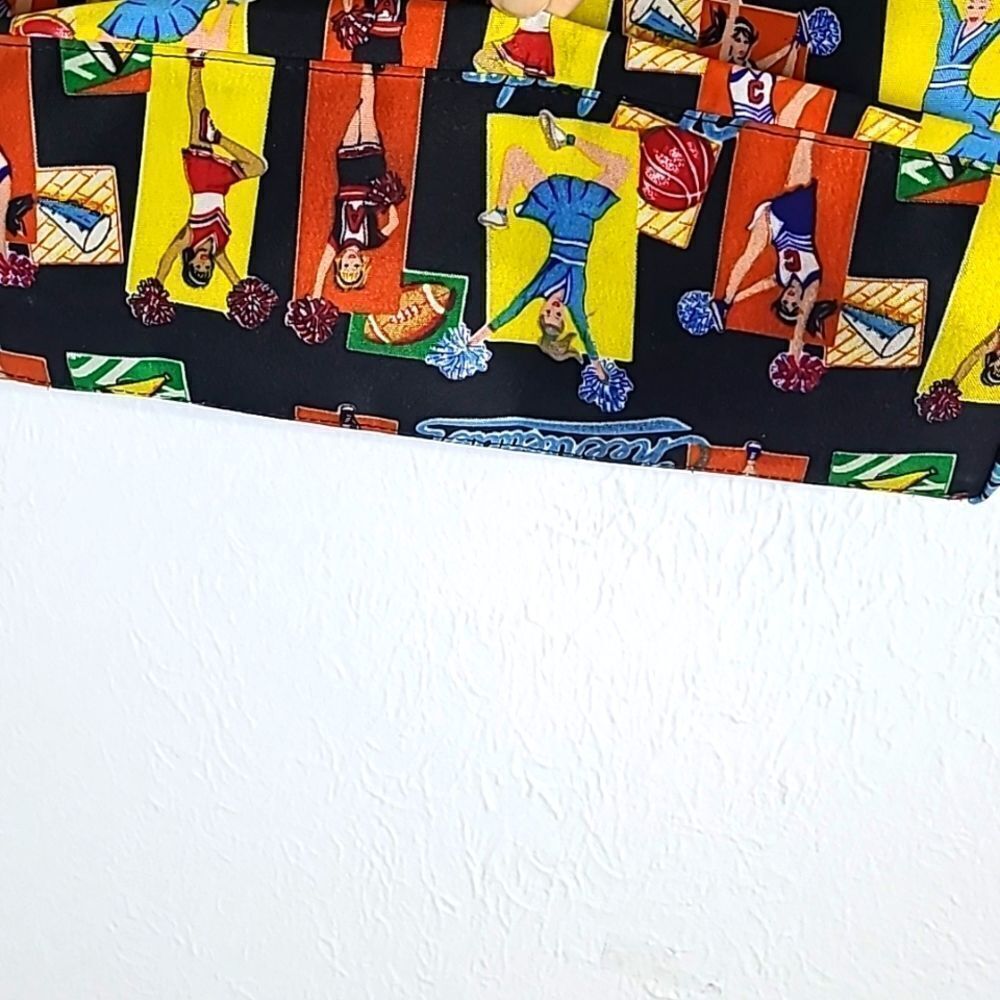 Cheerleader Colorful Canvas Tote Bag - Picture 5 of 8